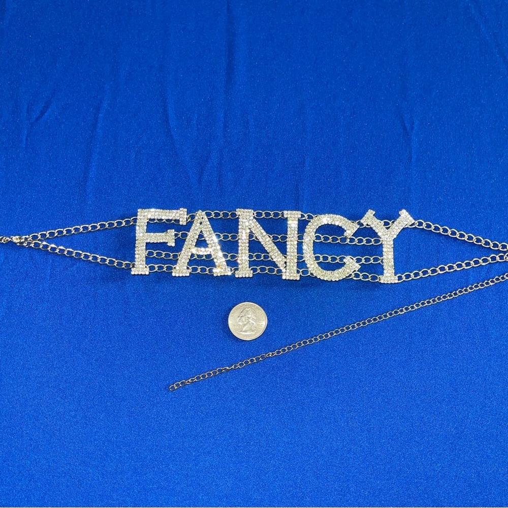 FANCY Rhinestone Choker necklace